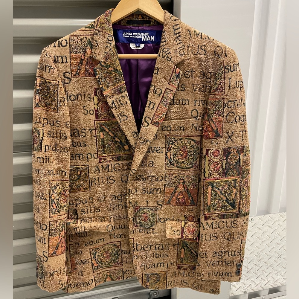 Rare 2004 Junya Watanabe Tapestry Blazer